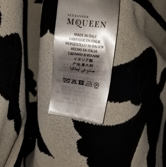 NWOT - Alexander McQueen Dove Jacquard Dress - Picture 7 of 9